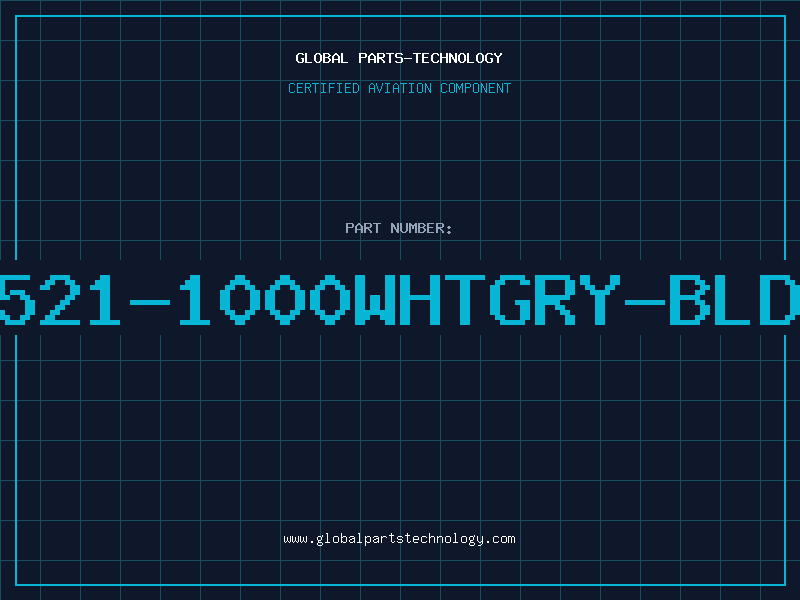 Aviation Part 8521-1000WHTGRY-BLDN