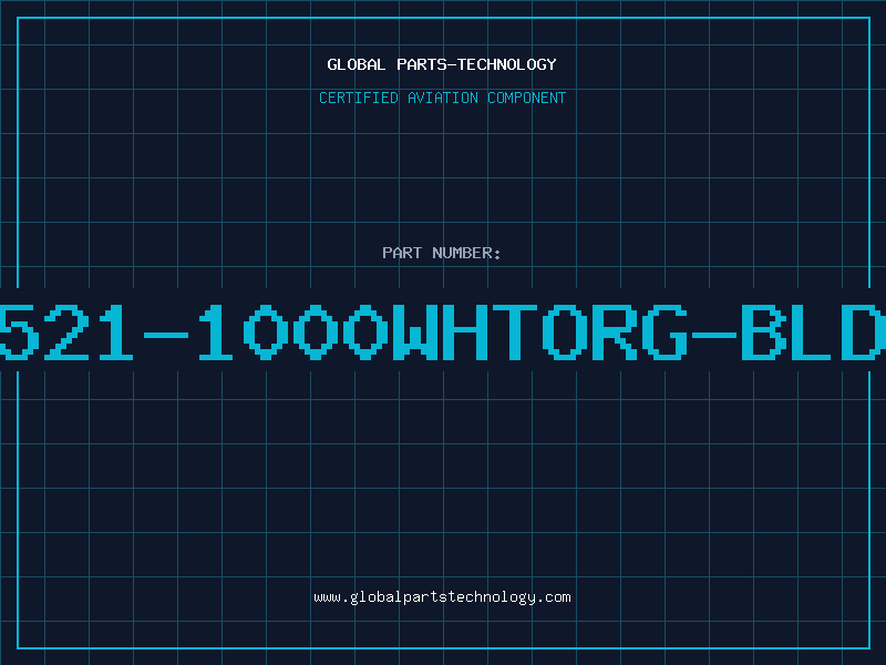 Aviation Part 8521-1000WHTORG-BLDN