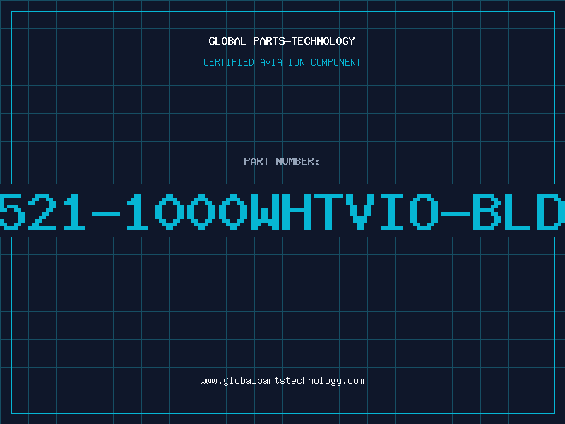 Aviation Part 8521-1000WHTVIO-BLDN