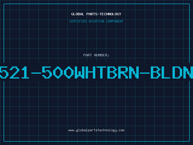 Aviation Part 8521-500WHTBRN-BLDNW