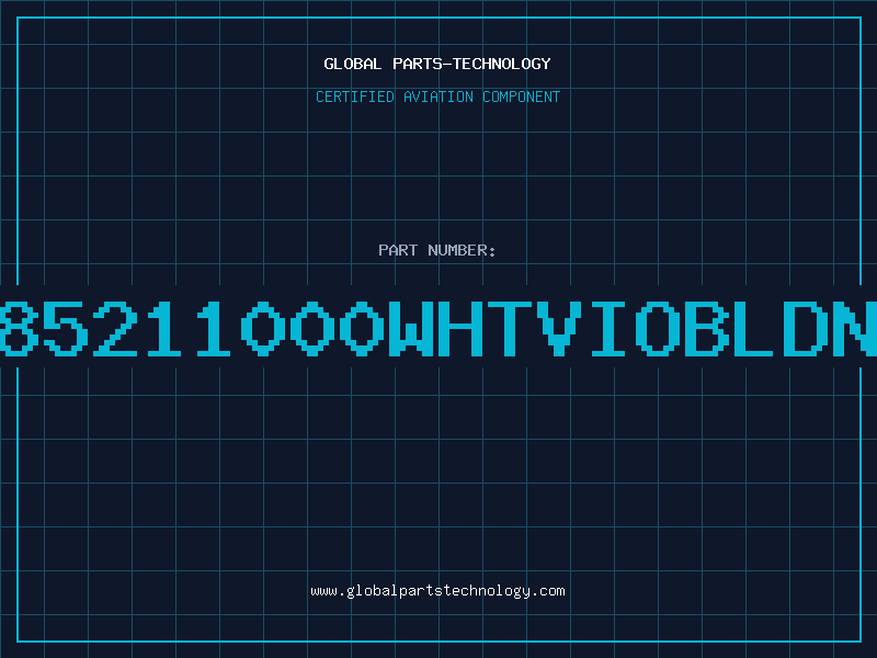 Aviation Part 85211000WHTVIOBLDN