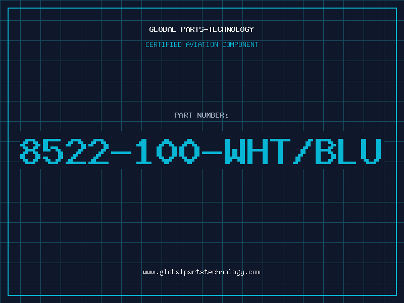 Aviation Part 8522-100-WHT/BLU