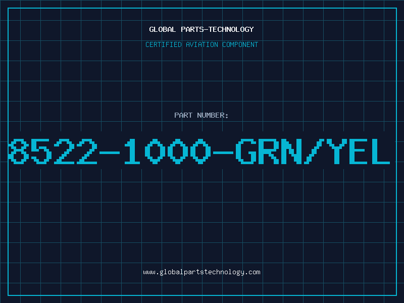 Aviation Part 8522-1000-GRN/YEL