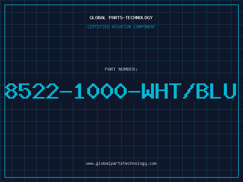 Aviation Part 8522-1000-WHT/BLU