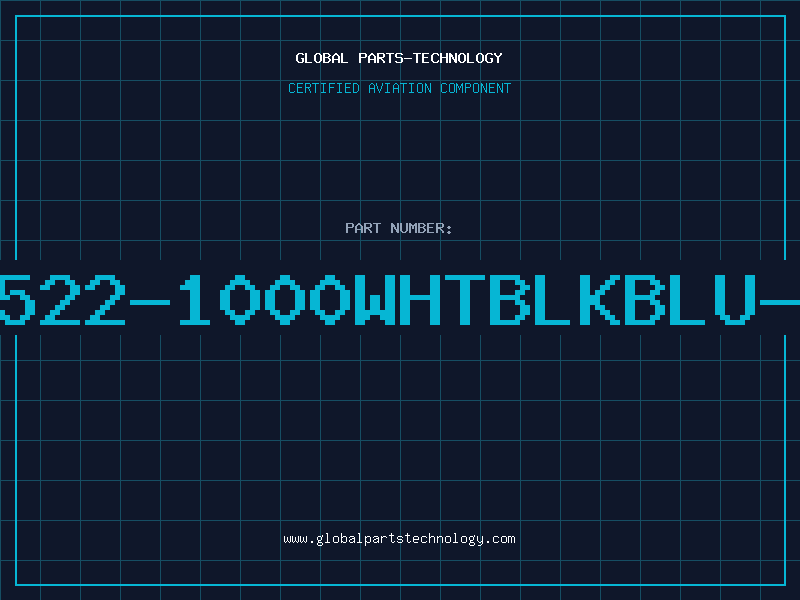 Aviation Part 8522-1000WHTBLKBLU-B