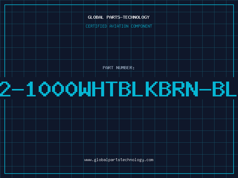 Aviation Part 8522-1000WHTBLKBRN-BLDNW