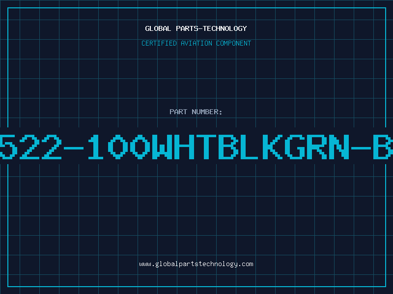 Aviation Part 8522-100WHTBLKGRN-BL