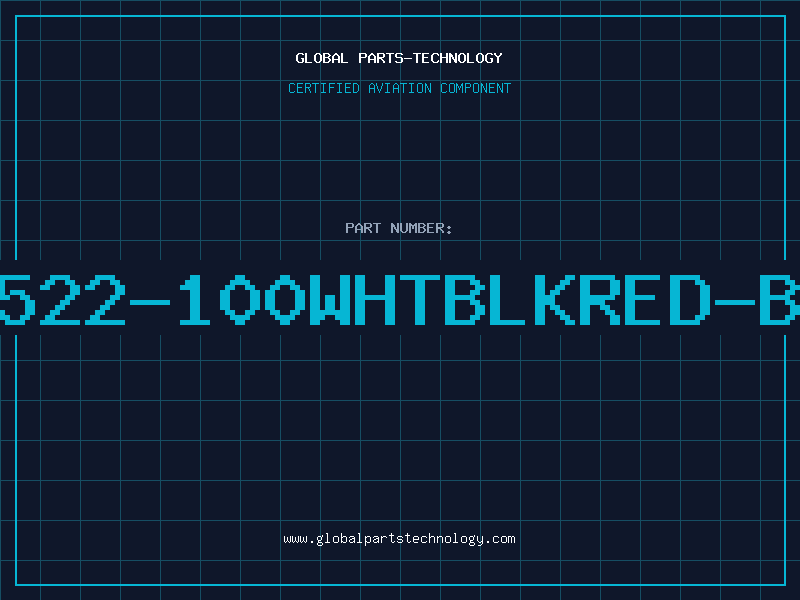 Aviation Part 8522-100WHTBLKRED-BL