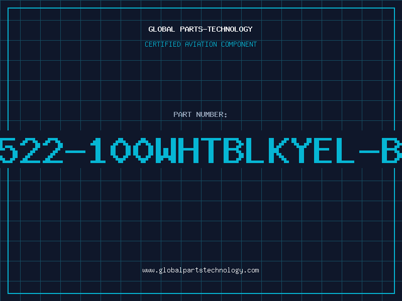 Aviation Part 8522-100WHTBLKYEL-BL