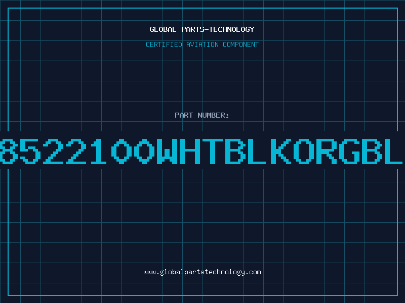 Aviation Part 8522100WHTBLKORGBL