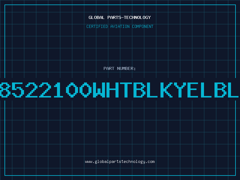 Aviation Part 8522100WHTBLKYELBL