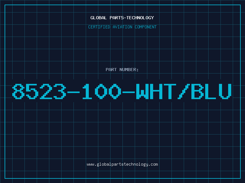 Aviation Part 8523-100-WHT/BLU