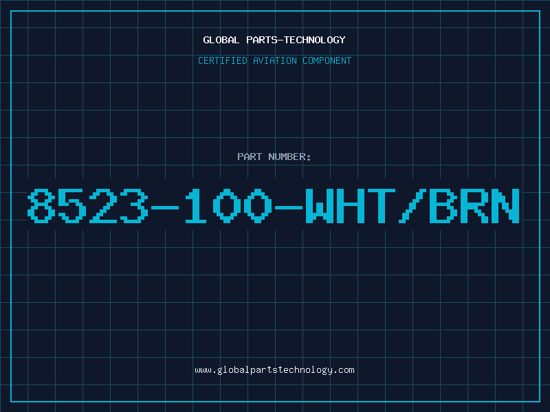 Aviation Part 8523-100-WHT/BRN