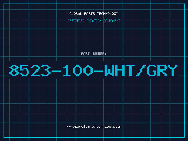 Aviation Part 8523-100-WHT/GRY