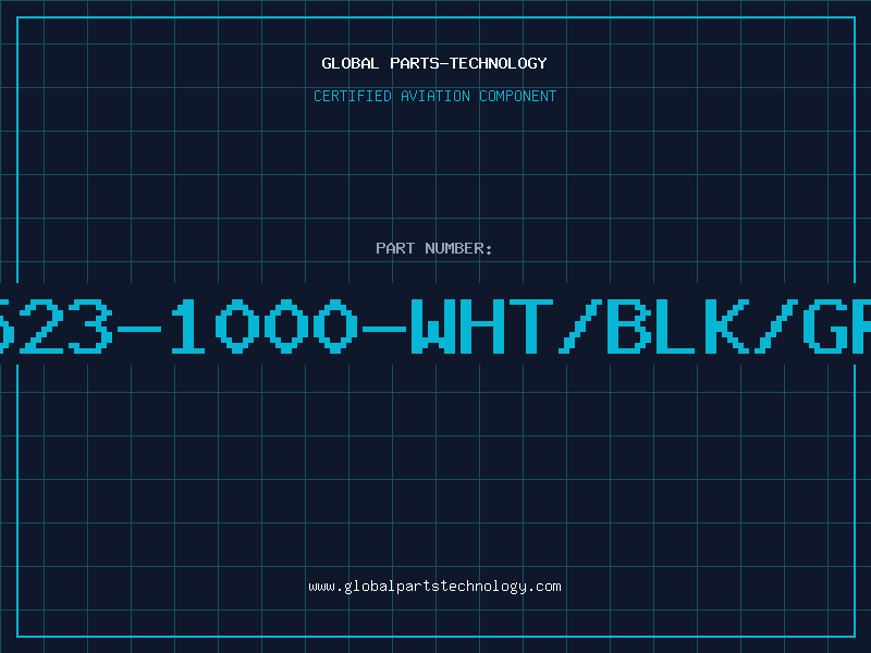 Aviation Part 8523-1000-WHT/BLK/GRN