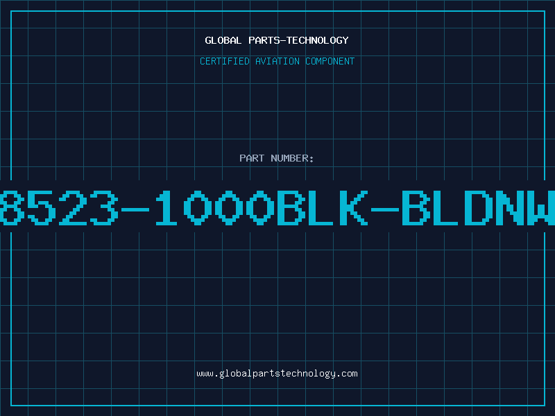 Aviation Part 8523-1000BLK-BLDNW