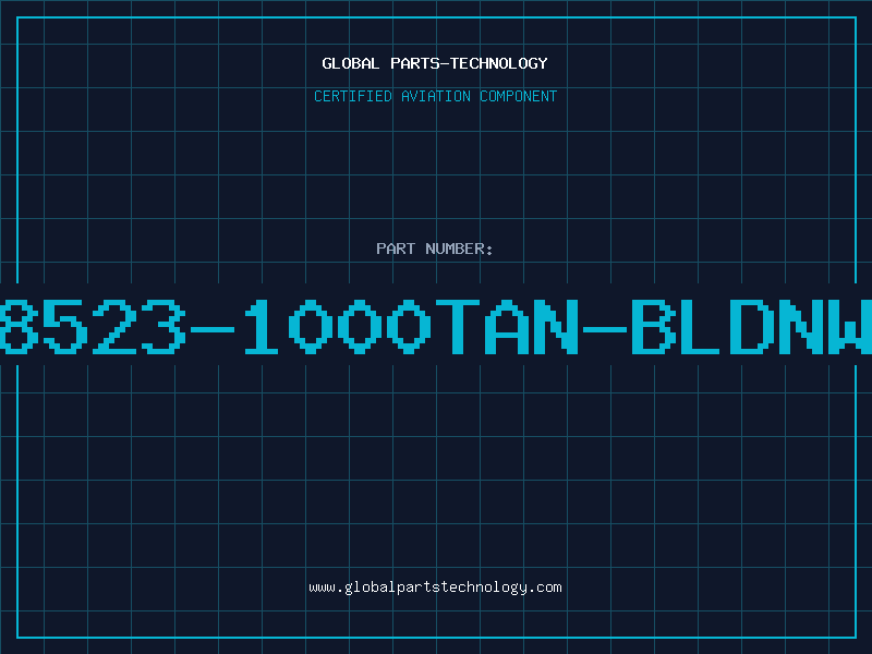 Aviation Part 8523-1000TAN-BLDNW