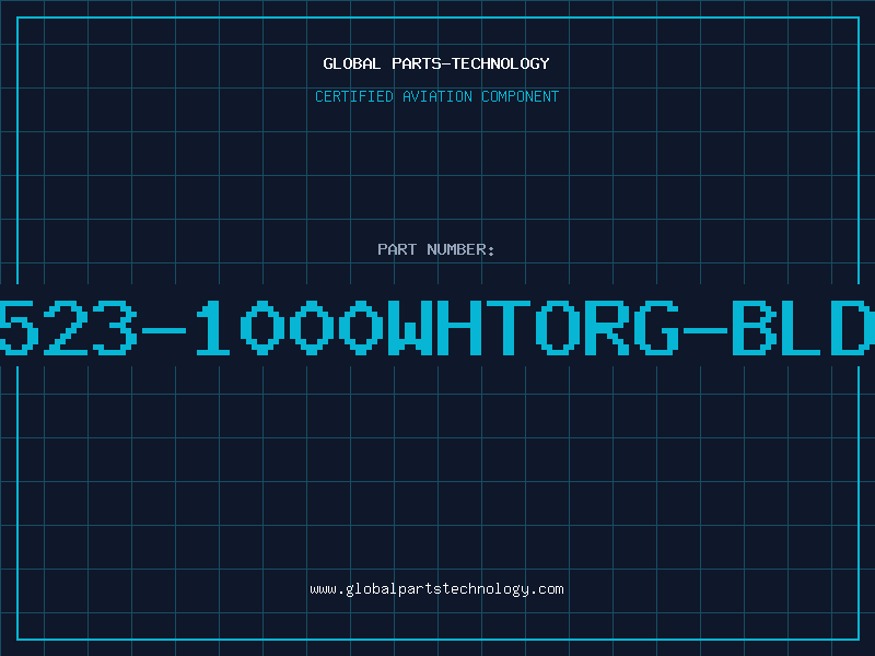 Aviation Part 8523-1000WHTORG-BLDN