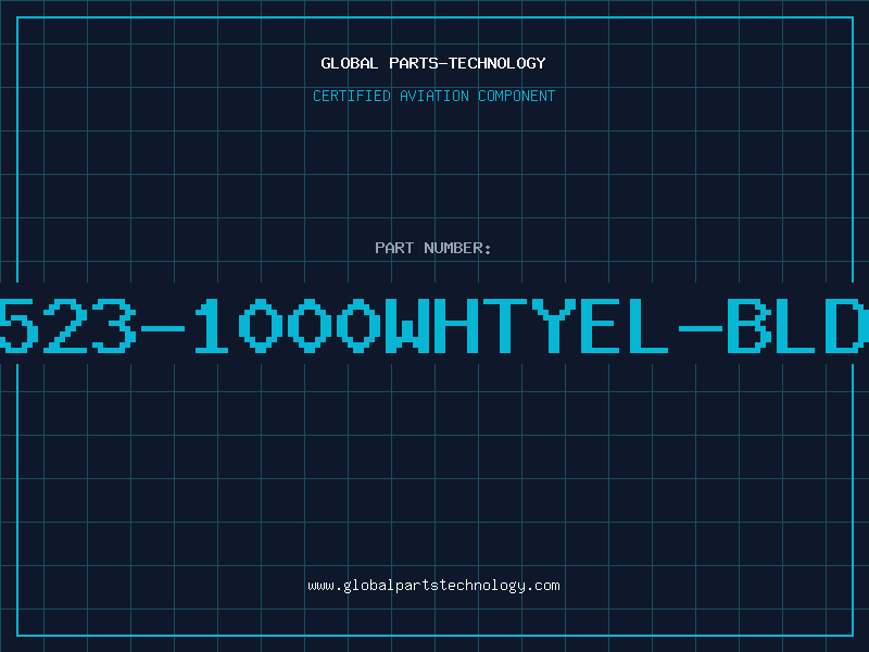 Aviation Part 8523-1000WHTYEL-BLDN