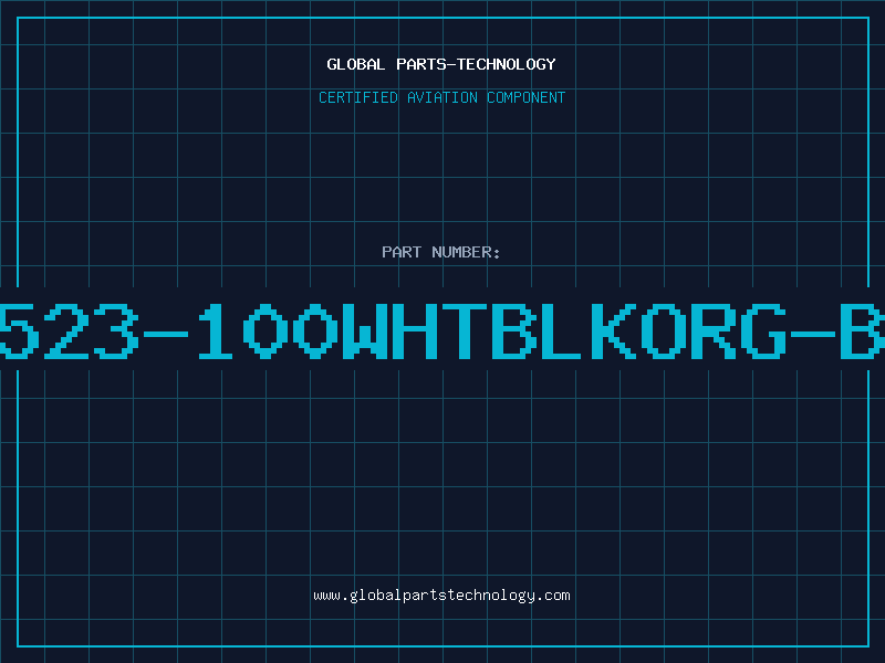 Aviation Part 8523-100WHTBLKORG-BL