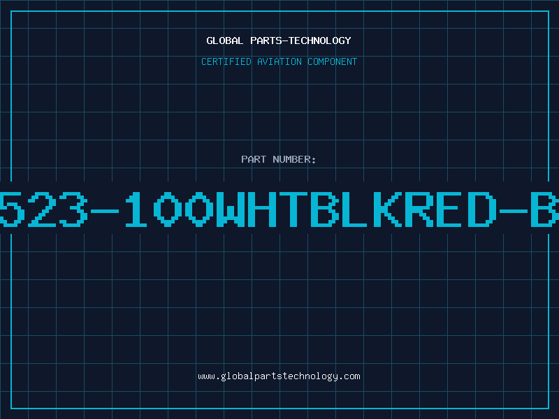 Aviation Part 8523-100WHTBLKRED-BL