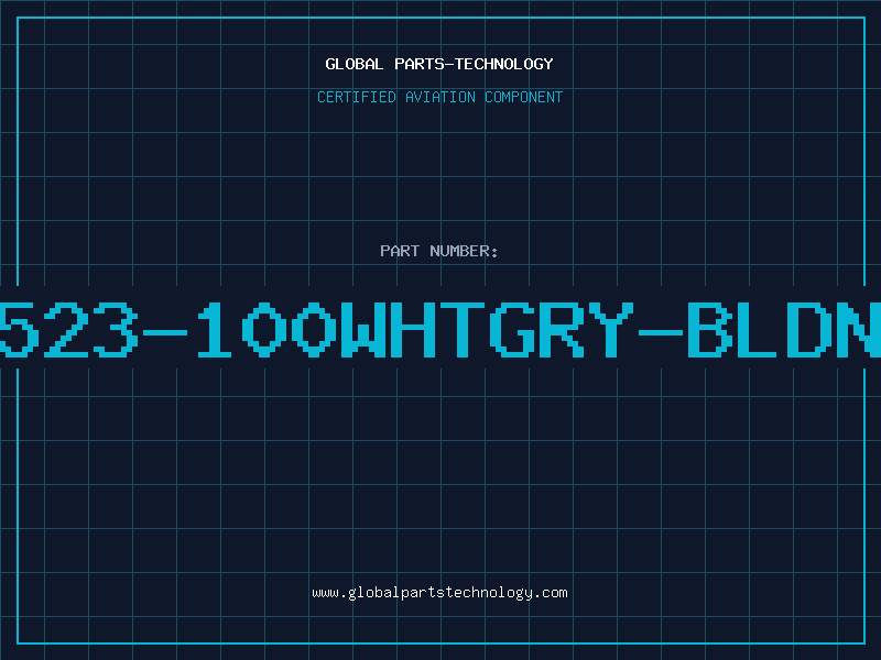 Aviation Part 8523-100WHTGRY-BLDNW