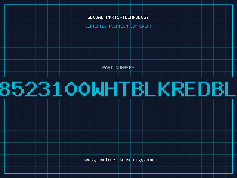 Aviation Part 8523100WHTBLKREDBL