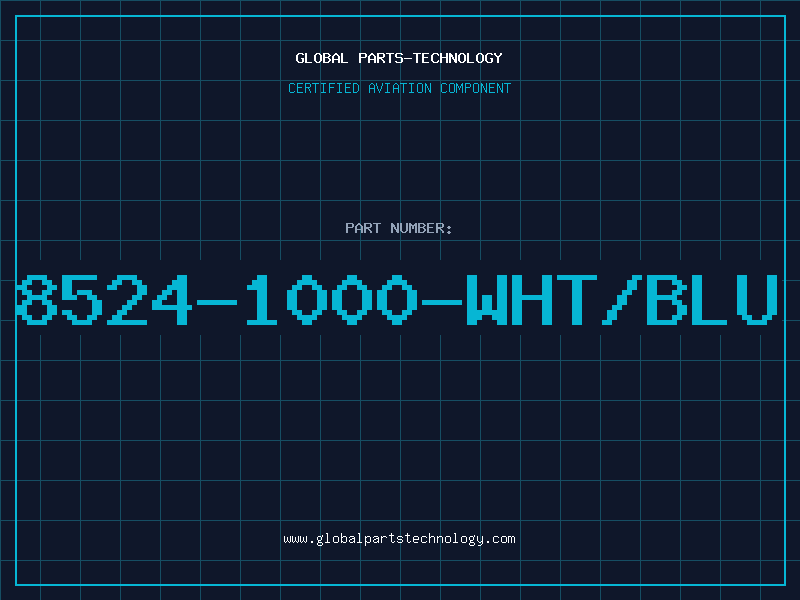 Aviation Part 8524-1000-WHT/BLU