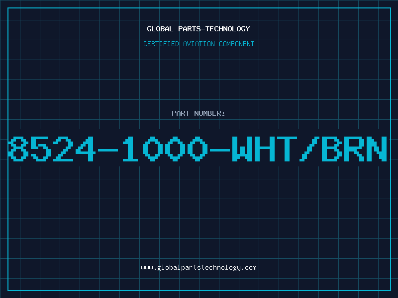 Aviation Part 8524-1000-WHT/BRN