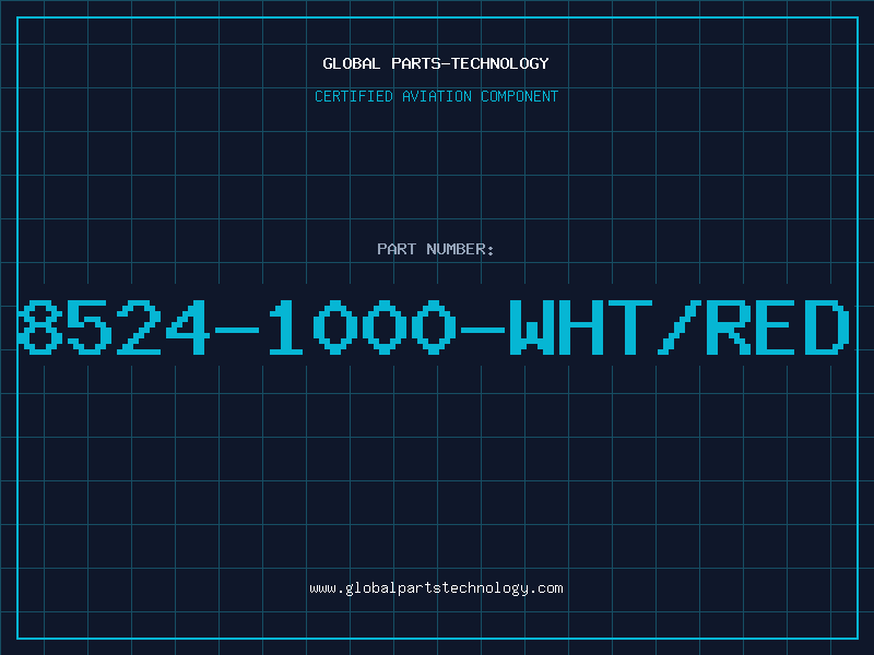 Aviation Part 8524-1000-WHT/RED
