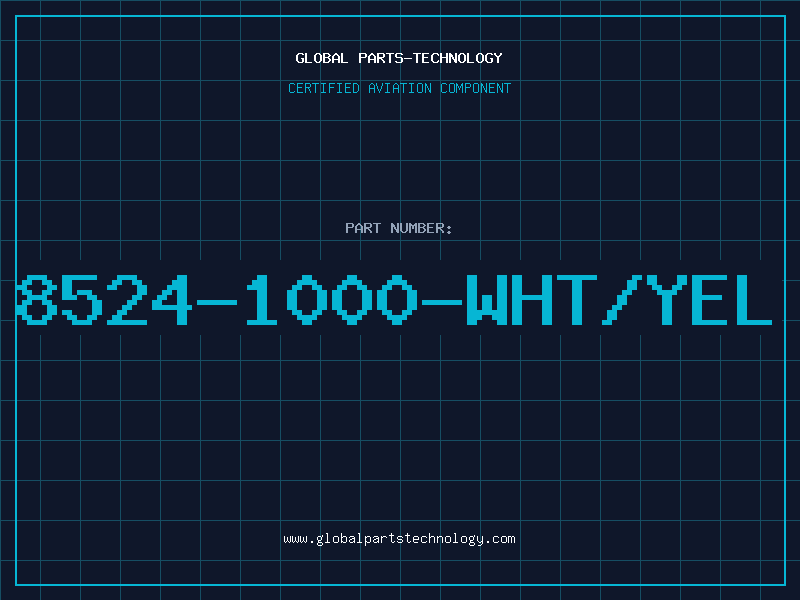 Aviation Part 8524-1000-WHT/YEL