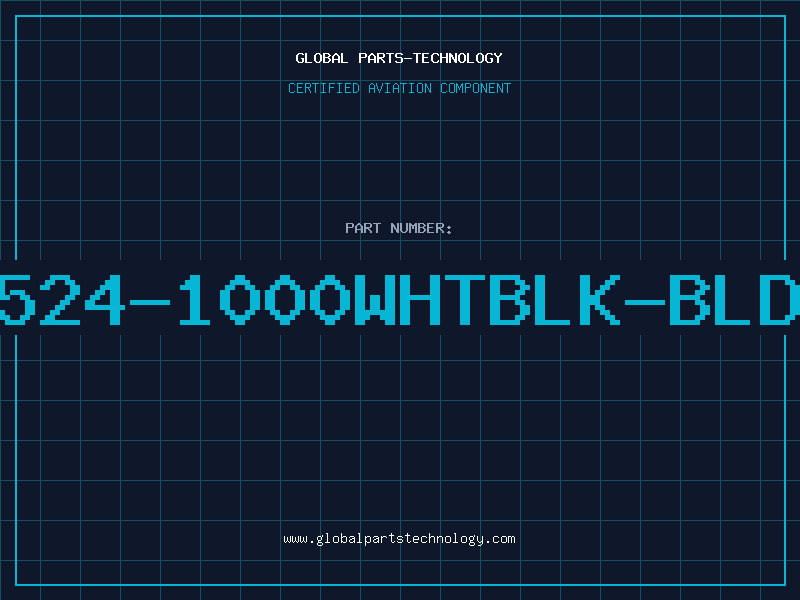 Aviation Part 8524-1000WHTBLK-BLDN