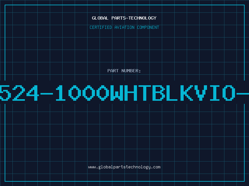 Aviation Part 8524-1000WHTBLKVIO-B