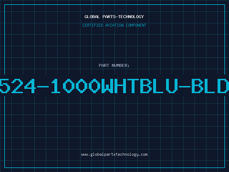 Aviation Part 8524-1000WHTBLU-BLDN