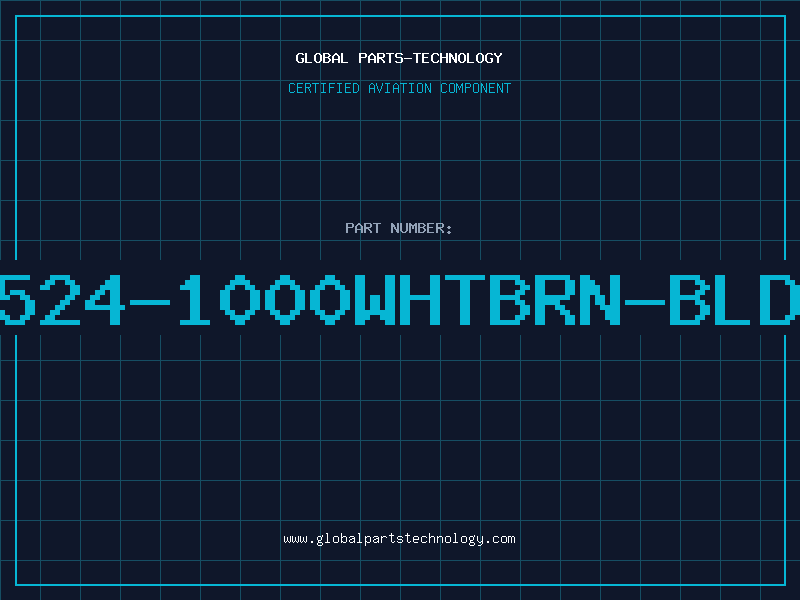 Aviation Part 8524-1000WHTBRN-BLDN