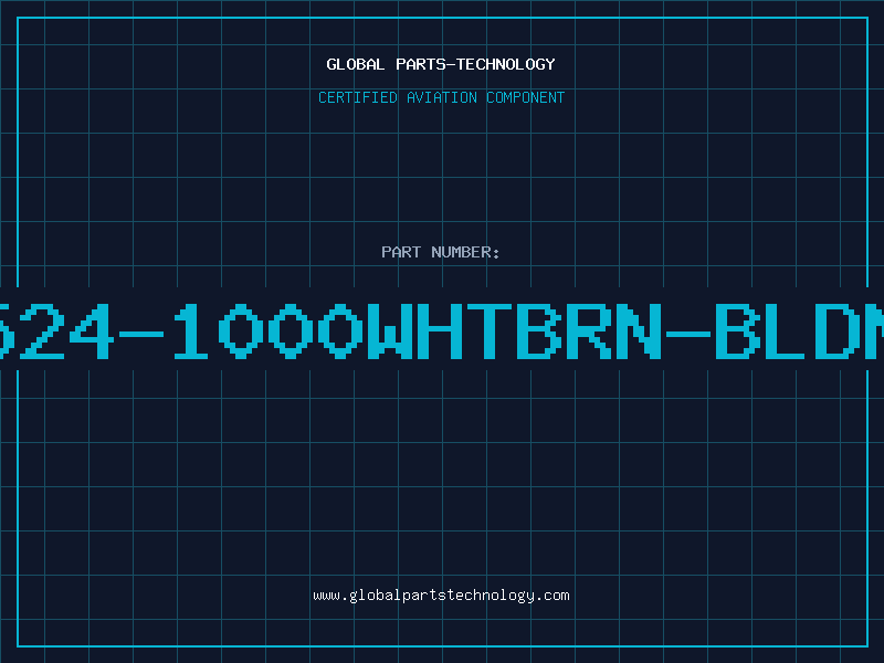 Aviation Part 8524-1000WHTBRN-BLDNW