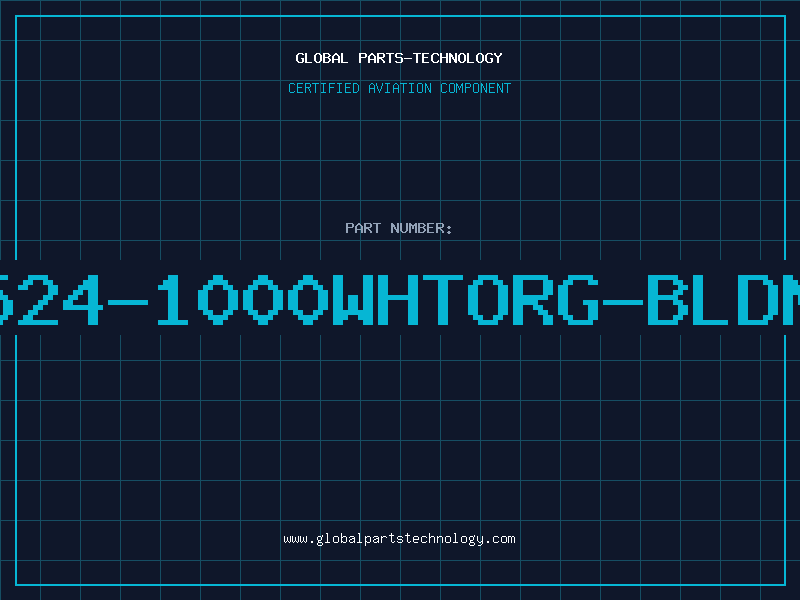 Aviation Part 8524-1000WHTORG-BLDNW