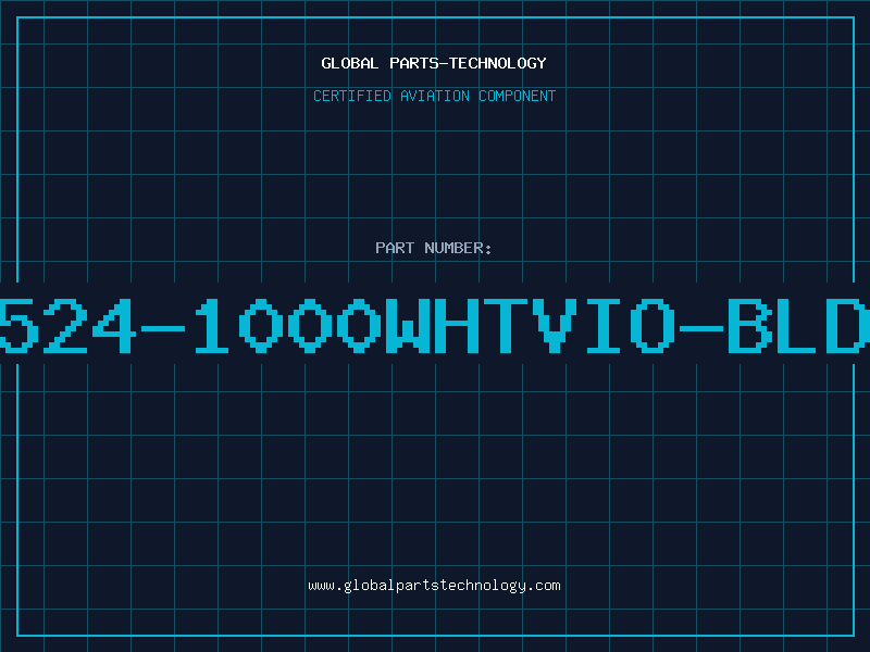 Aviation Part 8524-1000WHTVIO-BLDN