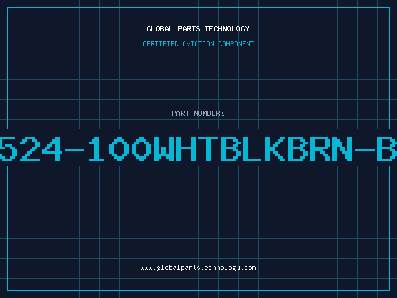 Aviation Part 8524-100WHTBLKBRN-BL