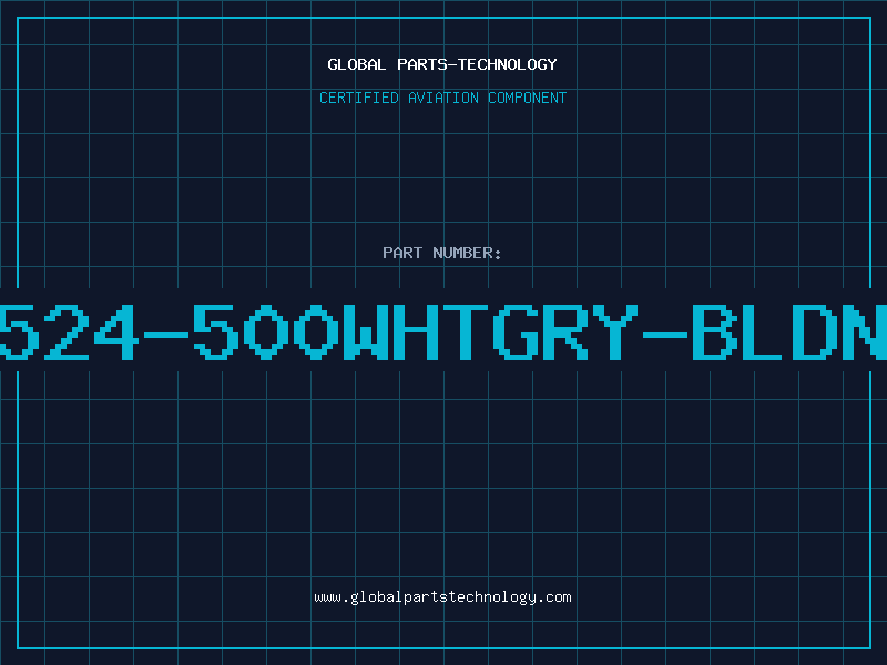Aviation Part 8524-500WHTGRY-BLDNW