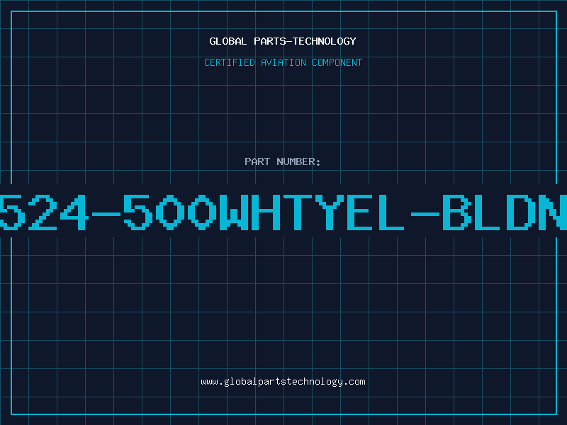 Aviation Part 8524-500WHTYEL-BLDNW