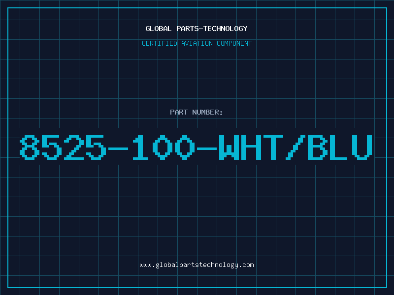 Aviation Part 8525-100-WHT/BLU