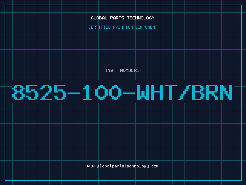 Aviation Part 8525-100-WHT/BRN