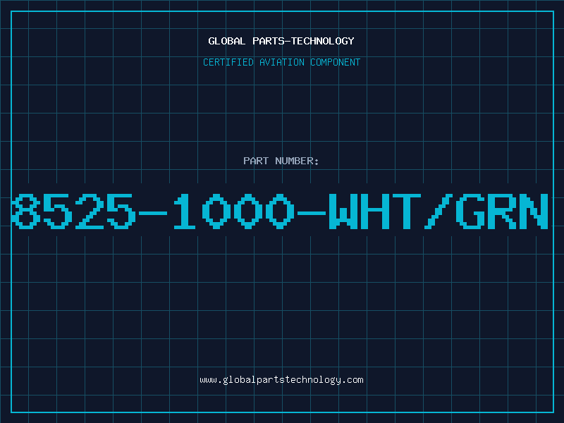 Aviation Part 8525-1000-WHT/GRN
