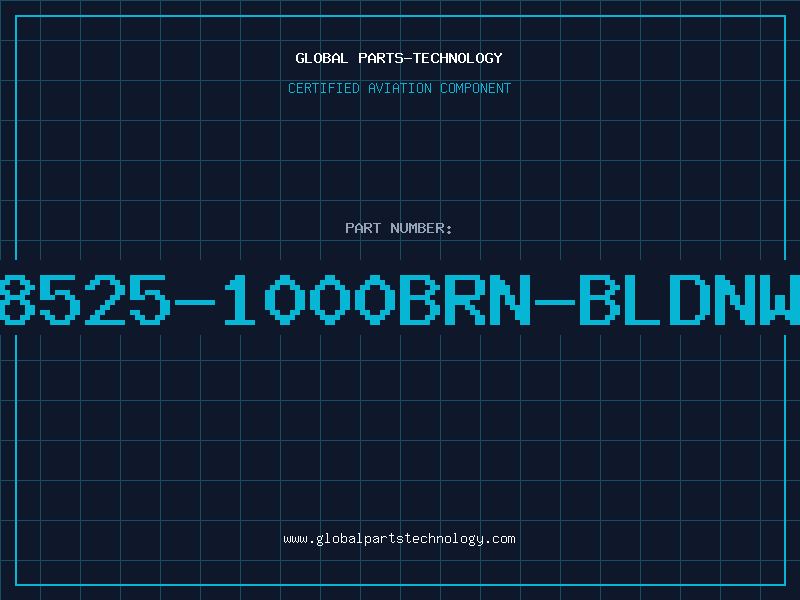Aviation Part 8525-1000BRN-BLDNW