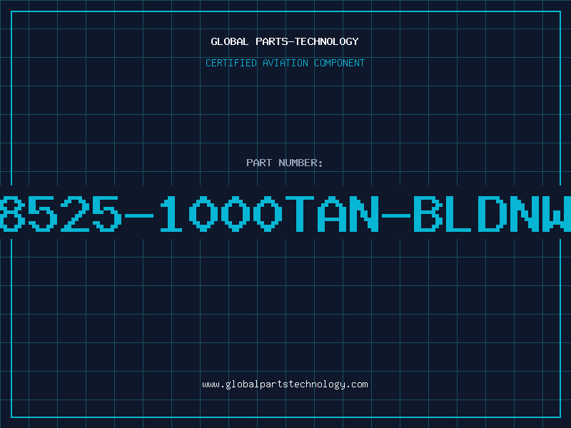 Aviation Part 8525-1000TAN-BLDNW