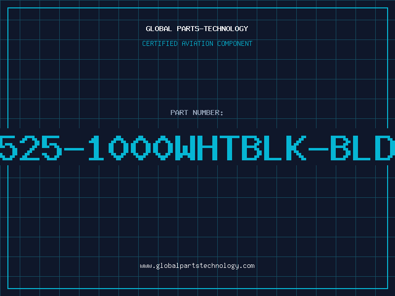 Aviation Part 8525-1000WHTBLK-BLDN