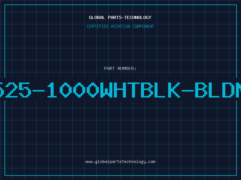 Aviation Part 8525-1000WHTBLK-BLDNW