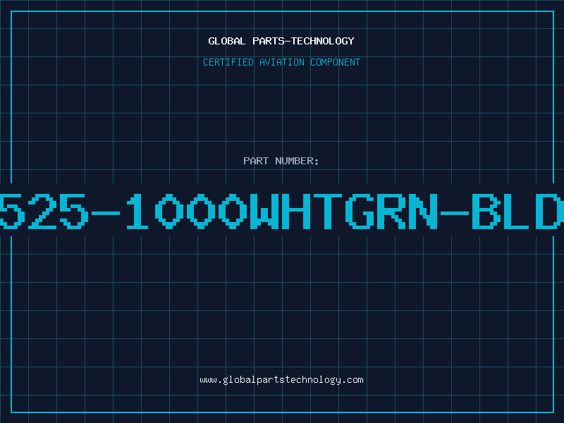 Aviation Part 8525-1000WHTGRN-BLDN