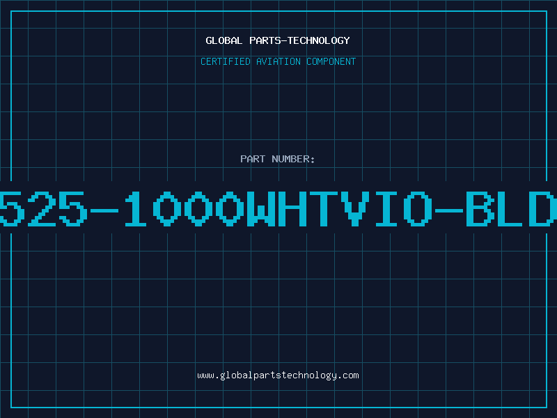 Aviation Part 8525-1000WHTVIO-BLDN
